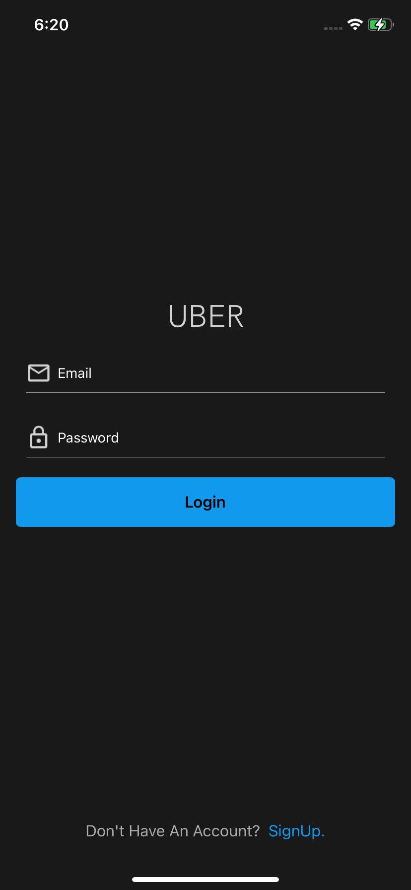 Uber Screenshot 1